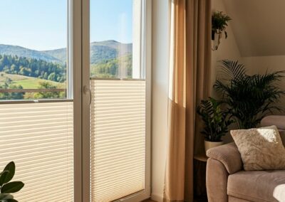 plisy okienne kremowe na wymiar roletypremium.pl