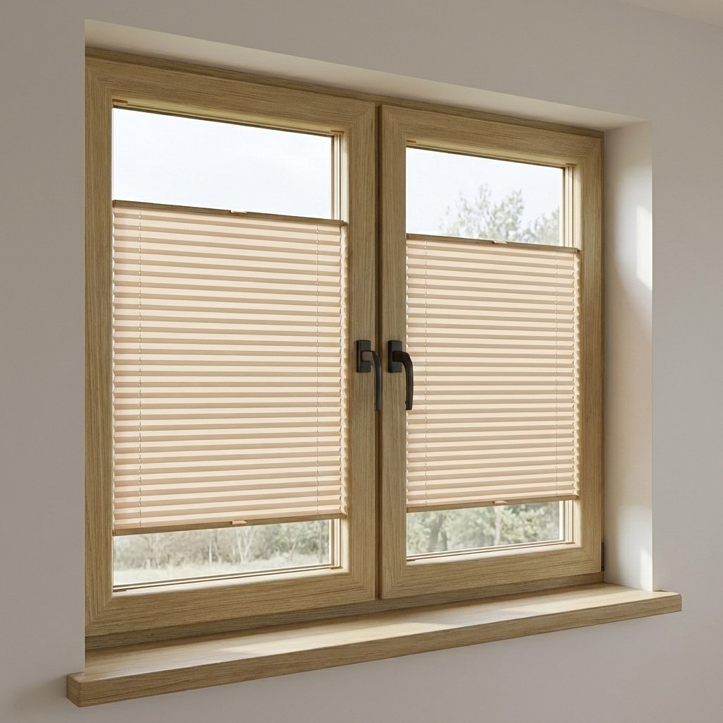 plisy-1032 plisy beżowe na wymiar z montażem w warszawie roletypremium.pl