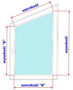 montaż plisy na skośnym oknie