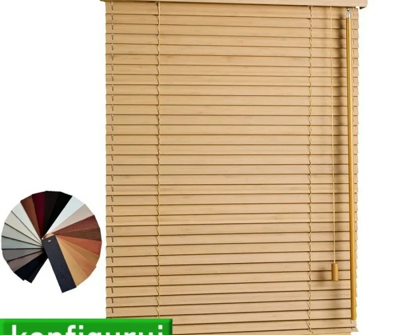 żaluzje bambusowe na wymiar